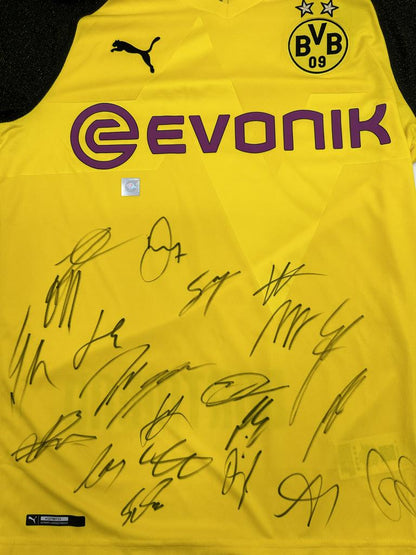 BVB Trikot 2018/2019 Teamsigniert Borussia Dortmund COA Neu Puma M