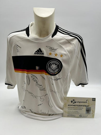 Germany jersey em 2008 team signed DFB football autograph autograph COA adidas XL