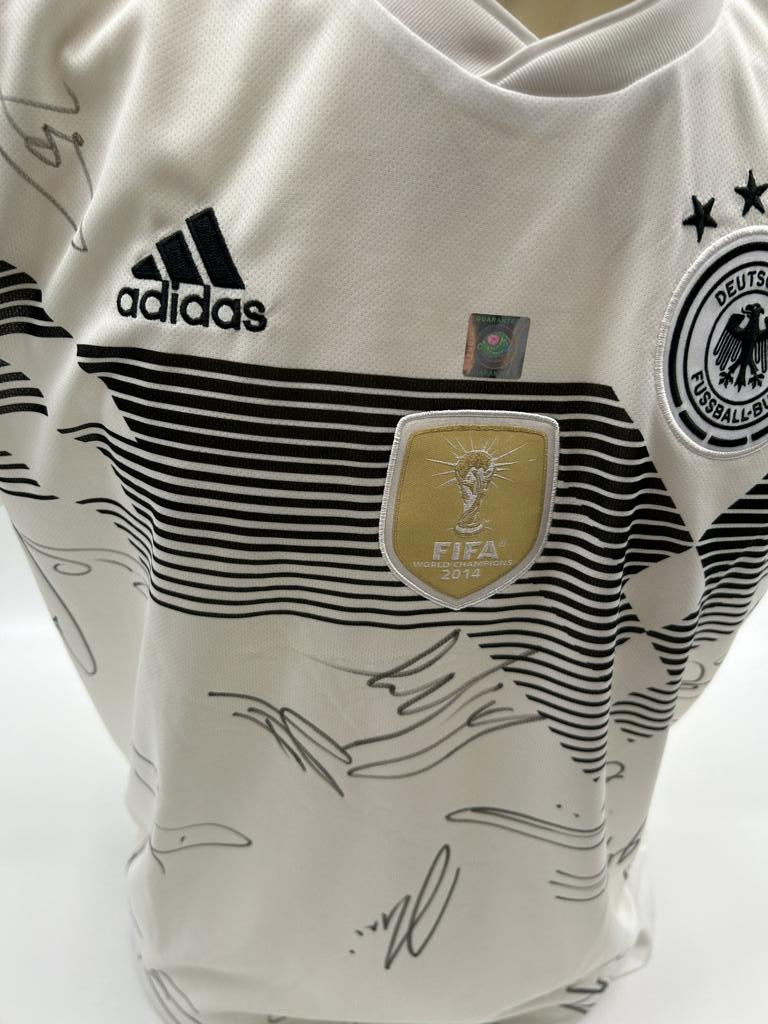 Deutschland Trikot WM 2018 Teamsigniert DFB Fußball Autogramm COA Adidas L