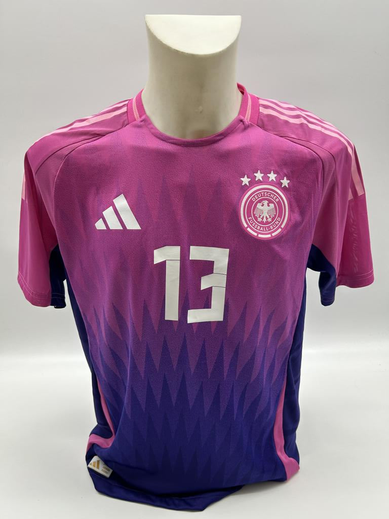 DFB Trikot Authentic Version Thomas Müller signiert Autogramm Adidas L