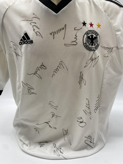 Germany Jersey World Cup 2002 Team Signed DFB Adidas XL