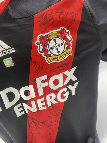 Bayer Leverkusen Trikot 2010/2011 Teamsigniert Autogramm COA Adidas XL