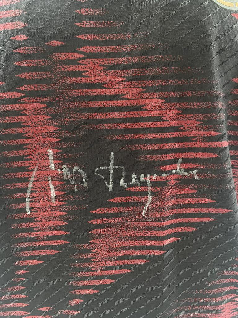 DFB Trikot Jupp Heynckes signiert Adidas COA Deutschland Autogramm L