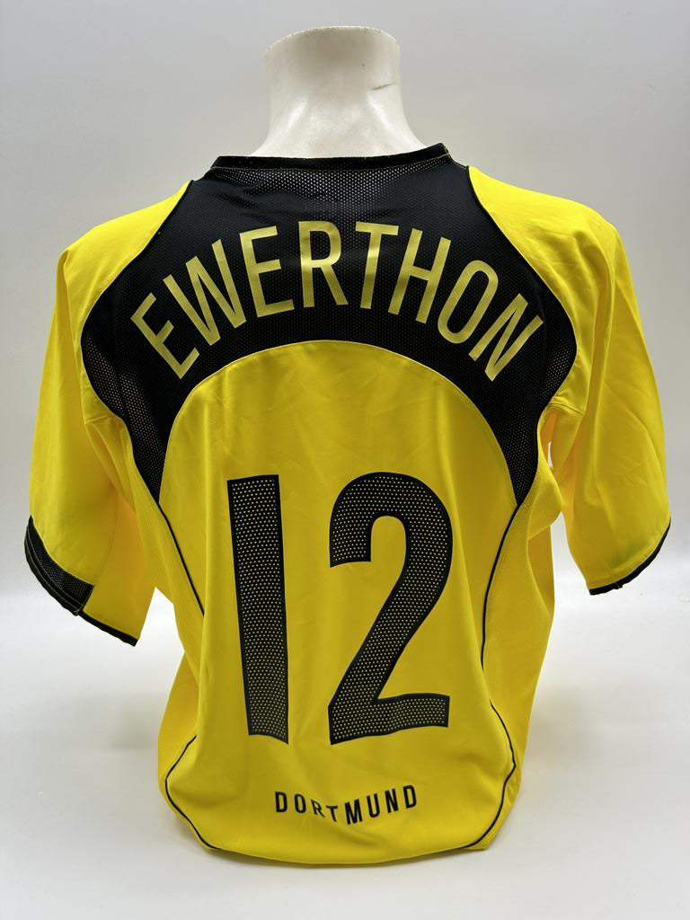 BVB Trikot 2004/2005 Teamsigniert Borussia Dortmund COA Nike XL