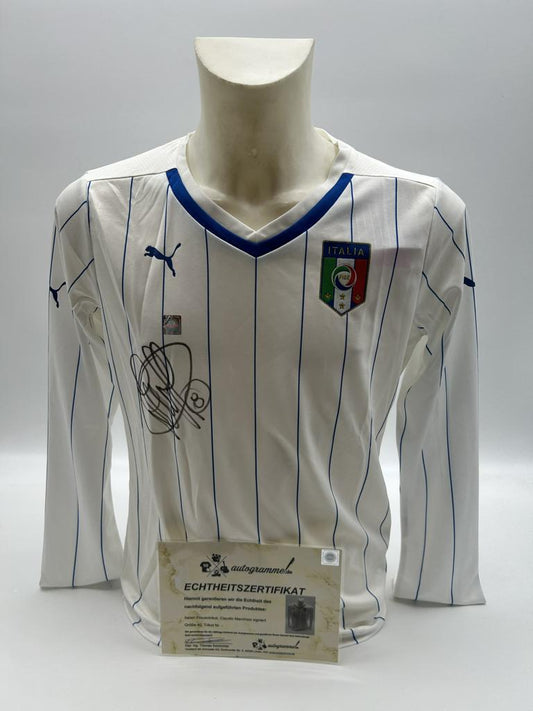 Italy women's jersey Claudio Marchisio signed COA autograph Puma 40