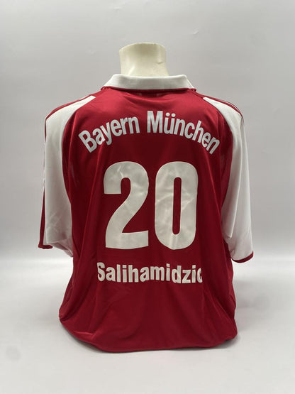 Bayern Munich jersey 2003/2004, team signed, autographed, COA Adidas 2XL