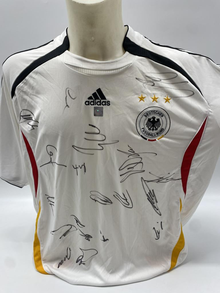 Germany World Cup 2000 Jersey, Team Signed, DFB Adidas, XL