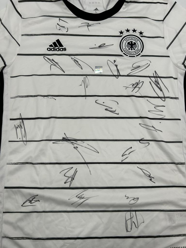 Deutschland Trikot EM 2021 Teamsigniert DFB COA Fußball Autogramm Adidas L