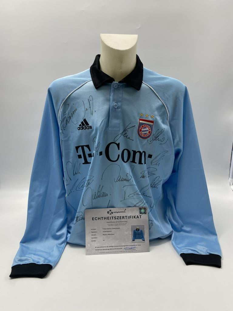 Bayern München Trikot 2023/2024 Teamsigniert Autogramm COA Adidas Fußball S