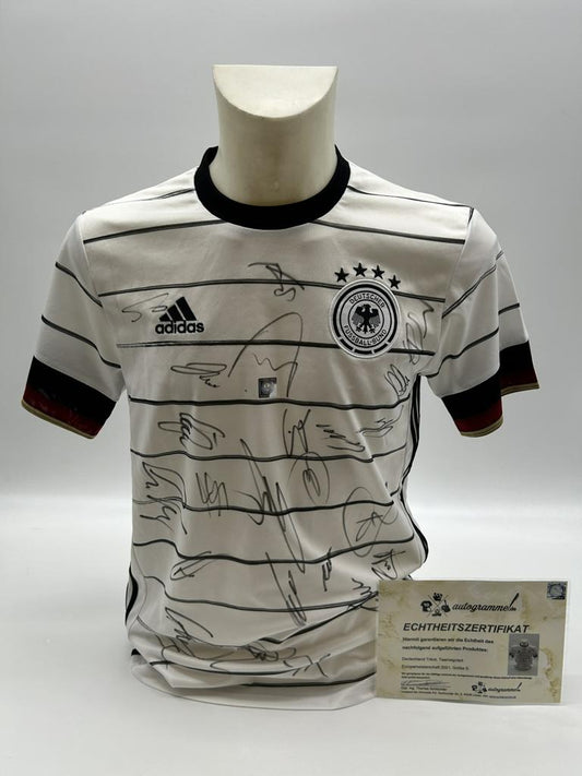 Deutschland Trikot EM 2021 Teamsigniert DFB Fußball COA Autogramm Adidas S