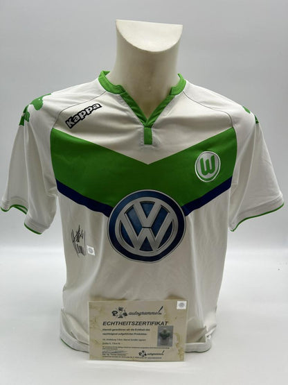 VfL Wolfsburg jersey Marcel Schäfer signed autograph Bundesliga Nike S