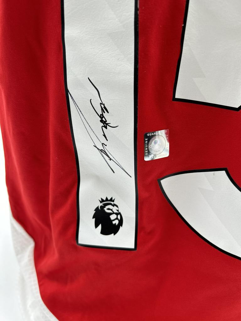 FC Arsenal Trikot Jakub Kiwior signiert Adidas COA Autogramm 176