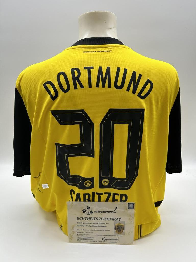 Borussia Dortmund Trikot Marcel Sabitzer signiert BVB Bundesliga Puma 3XL