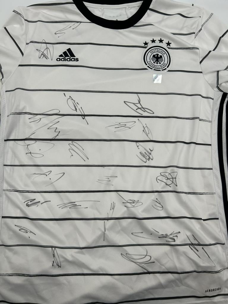 Deutschland Trikot EM 2021 Teamsigniert DFB Fußball COA Autogramm Adidas XL