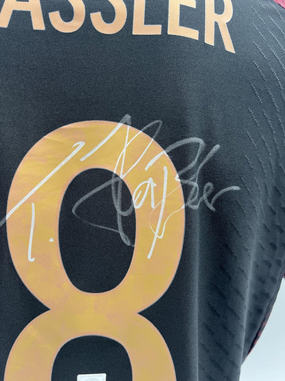 DFB jersey Thomas Häßler signed Adidas COA Germany Autograph M