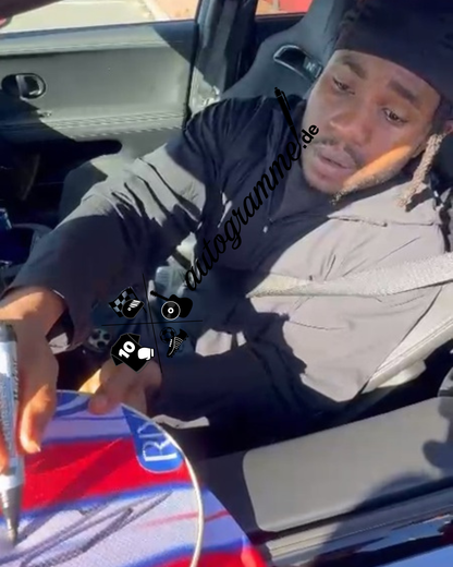 Atletico Madrid Trikot COA Ademola Lookman signiert Autogramm Nike S