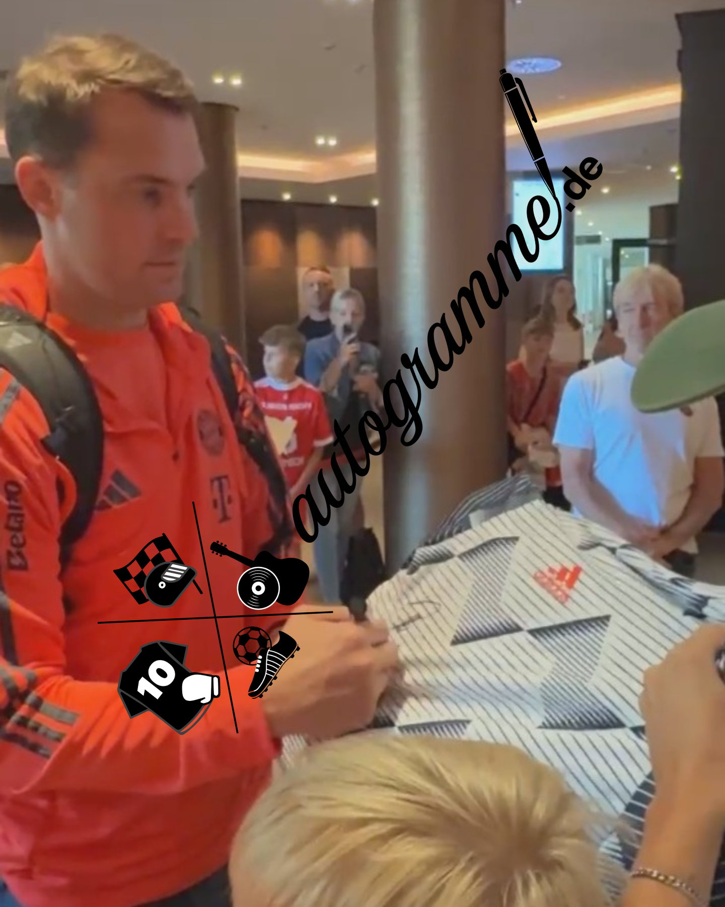 Bayern München Shirt Manuel Neuer signiert Autogramm Adidas 3XL