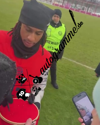 Bayern München Authentic-Trikot Michael Olise signiert Autogramm Adidas COA L