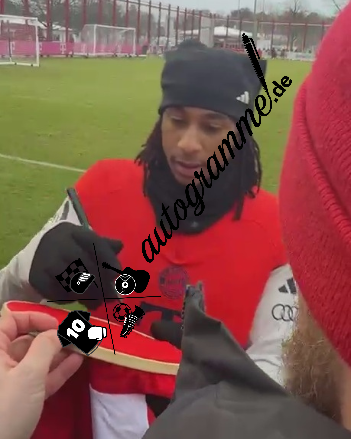 Bayern München Authentic-Trikot Michael Olise signiert Autogramm Adidas COA M