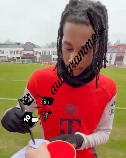 Bayern München Trikot Michael Olise signiert im Rahmen COA Adidas 140