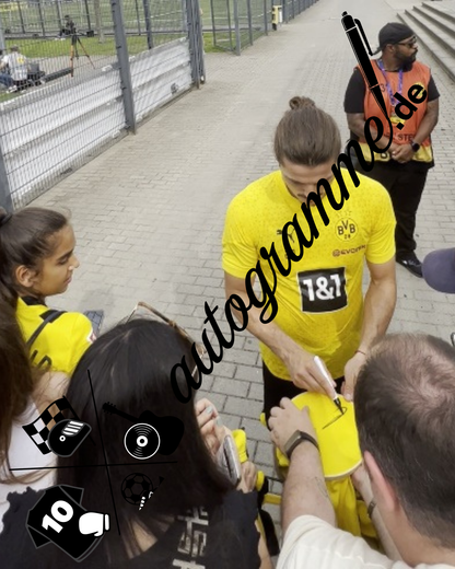 Auténtico artículo de Puma firmado por Marcel Sabitzer del Borussia Dortmund (BVB).