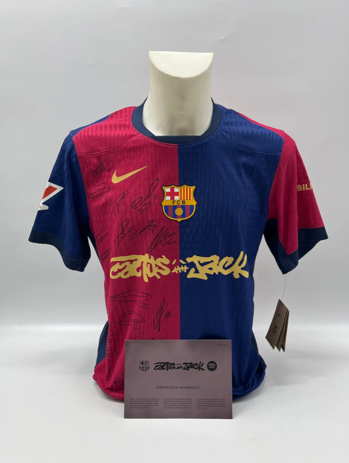 FC Barcelona x Travis Scott, Coldplay & Ed Sheeran Teamsigniert limitiert auf 22 Nike M