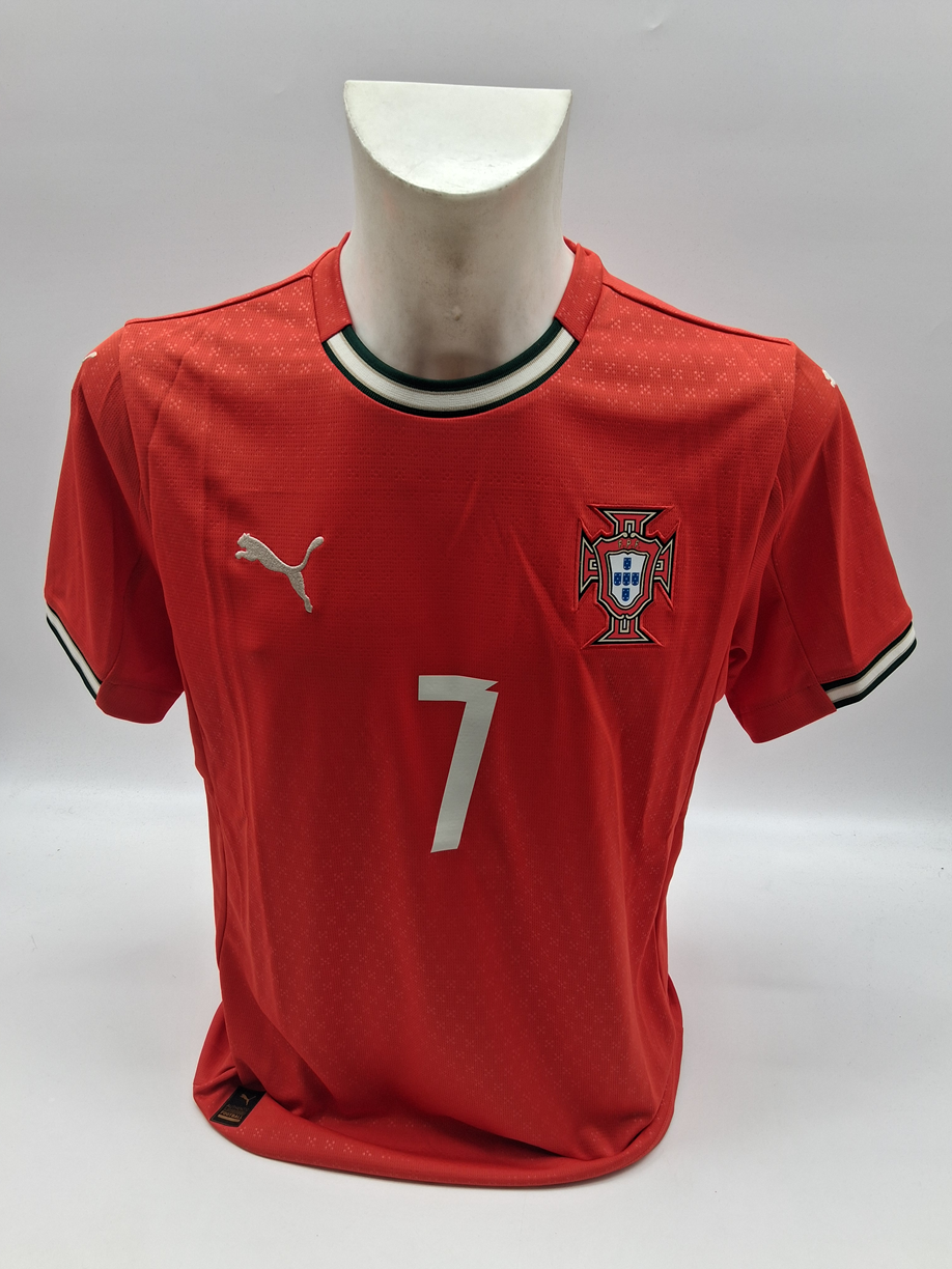 Portugal Trikot Cristiano Ronaldo signiert Autogramm COA Fußball M
