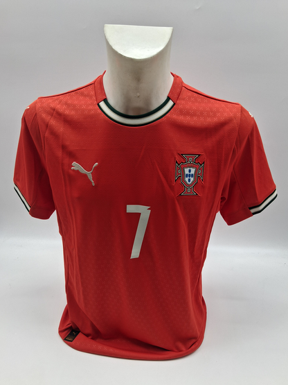 Portugal Trikot Cristiano Ronaldo signiert Autogramm COA Fußball M