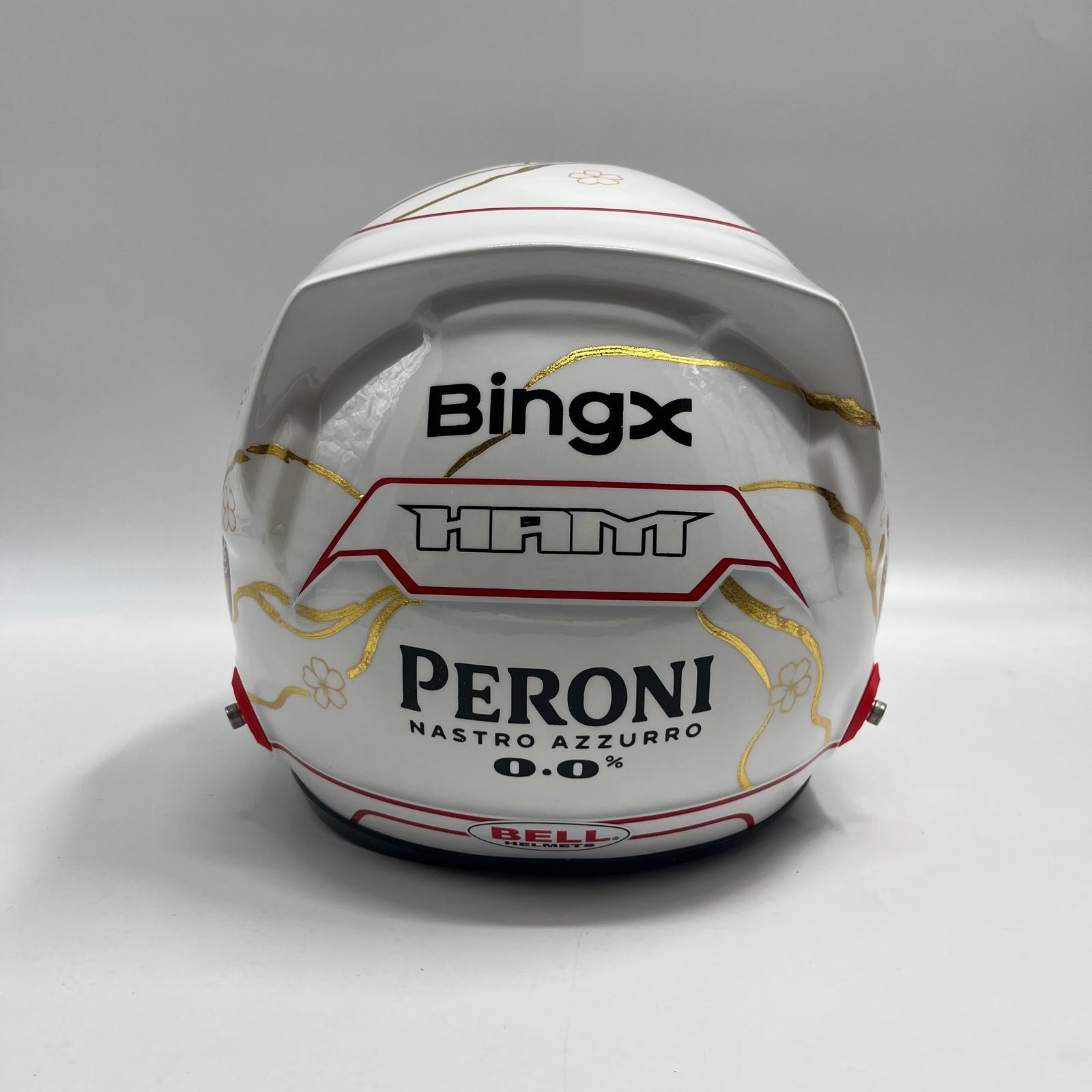 Lewis Hamilton Formel 1 Helm Unterschrift und Echtheitszertifikat 1:1