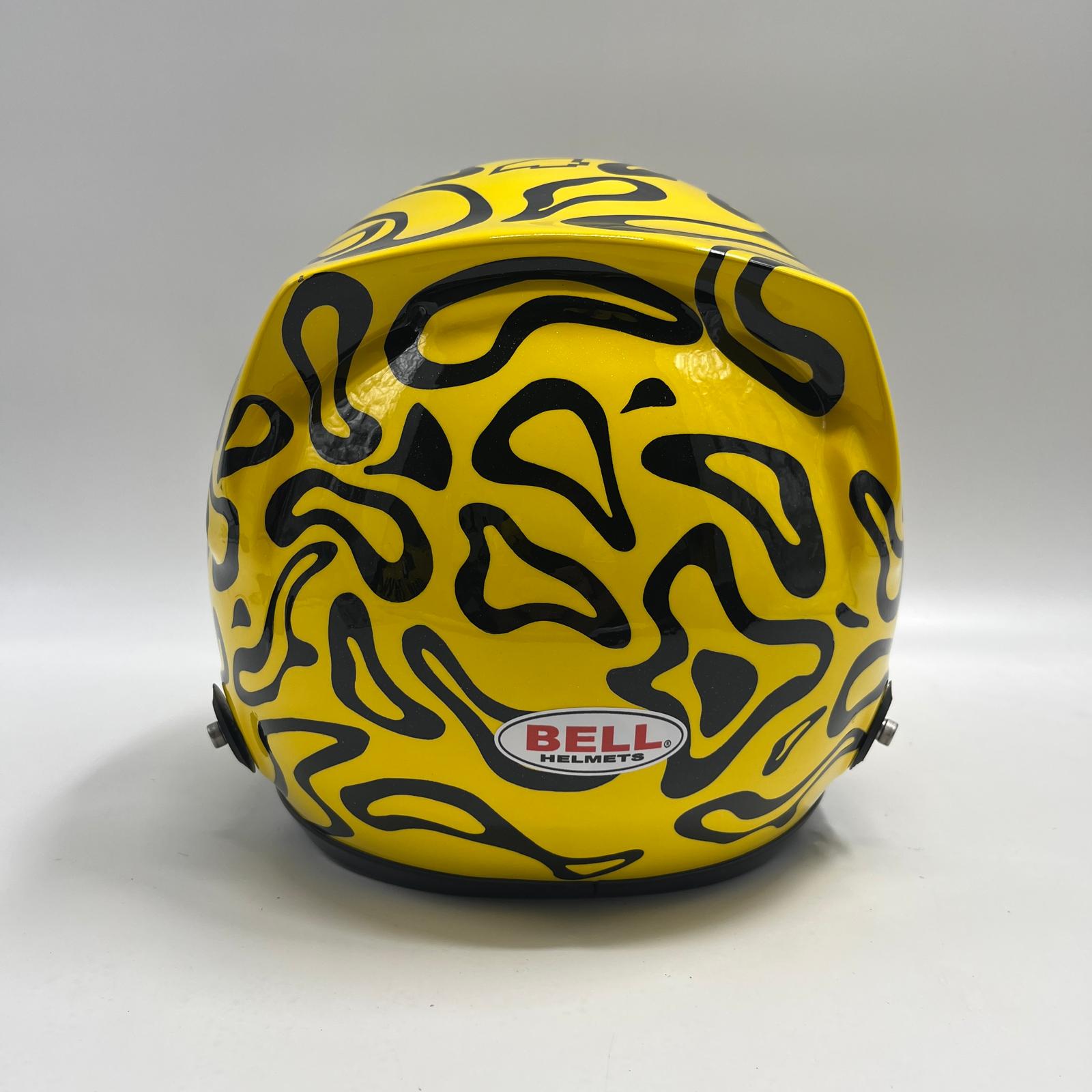 Lando Norris Formel 1 Helm Raceworn Visier mit Unterschrift Japan GP 2025