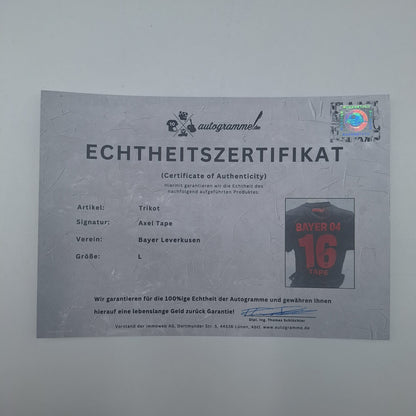 Bayer Leverkusen Trikot 2025/2026 Arthur signiert New Balance COA Autogramm L
