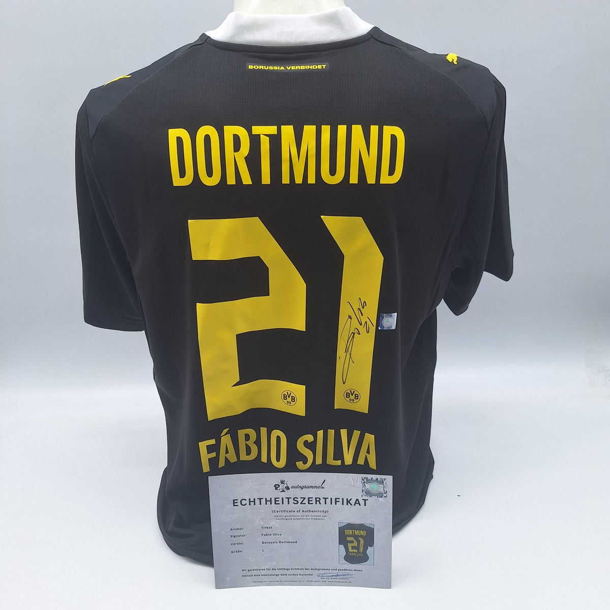 Borussia Dortmund Trikot Fabio Silva COA BVB Puma neu L 26/27