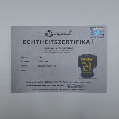 Borussia Dortmund Trikot Fabio Silva COA BVB Puma neu L 26/27