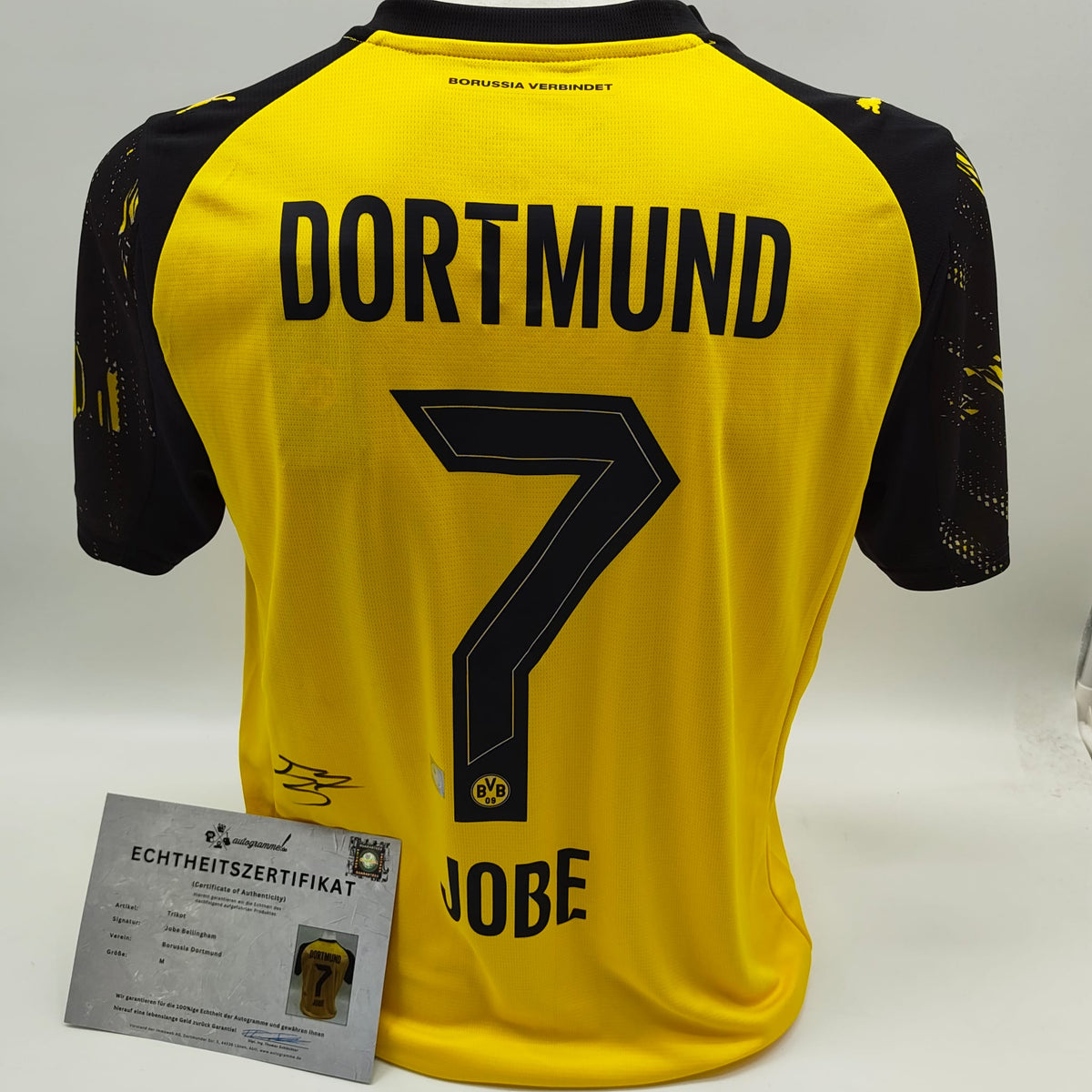 Borussia Dortmund Trikot 25/26 Jobe Bellingham signiert BVB Puma neu M