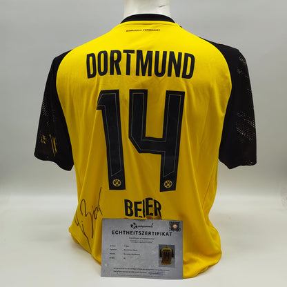 Borussia Dortmund Trikot Maximilian Beier signiert BVB neu Puma XL 2025/2026