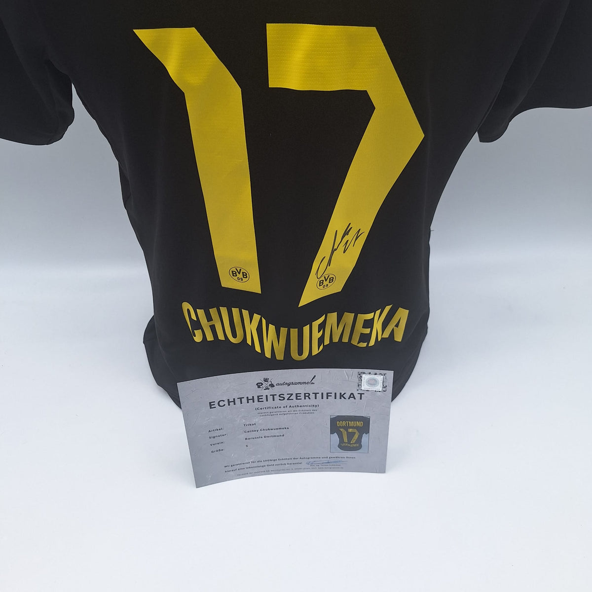 Borussia Dortmund Trikot Carney Chukwuemeka COA BVB Puma neu S 26/27