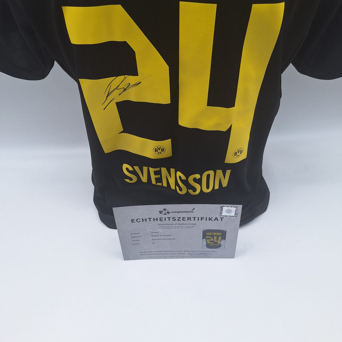 Borussia Dortmund Trikot Daniel Svensson COA BVB Puma neu M 26/27