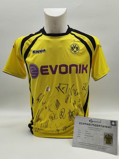 BVB Trikot 2009/2010 Teamsigniert Borussia Dortmund Kappa 176