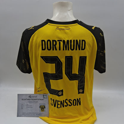 Borussia Dortmund Trikot Daniel Svensson signiert BVB Autogramm Puma neu L