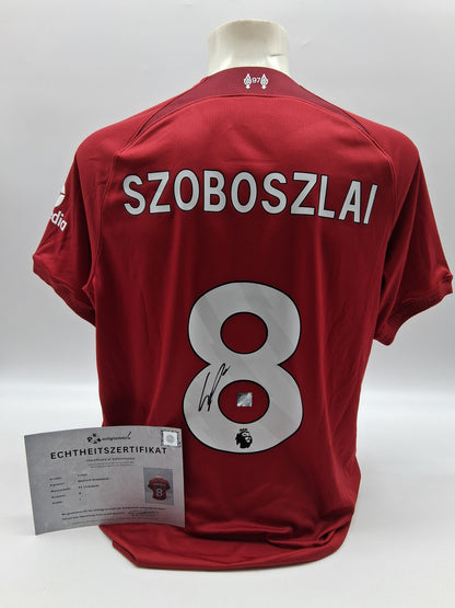 FC Liverpool Trikot Dominik Szoboszlai signiert Autogramm Nike Neu L