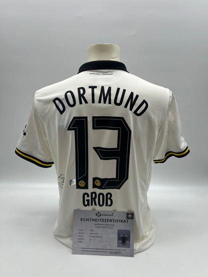 Borussia Dortmund Trikot Pascal Groß signiert Autogramm Puma  L
