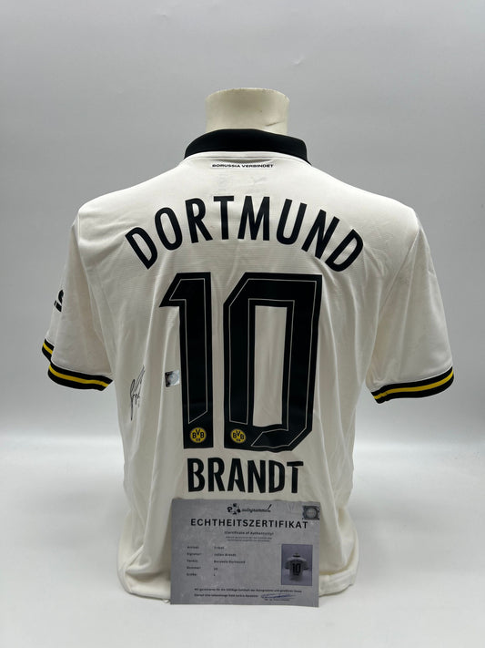 Borussia Dortmund Trikot signiert Julian Brandt  Autogramm BVB Puma L