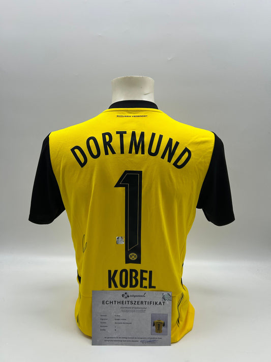 Borussia Dortmund Trikot signiert Gregor Kobel  BVB Autogramm Puma M