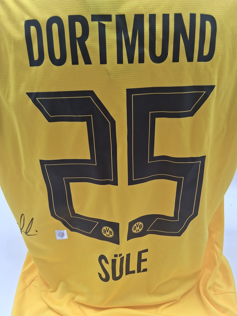 Borussia Dortmund Trikot Niklas Süle signiert BVB Autogramm Puma neu XL
