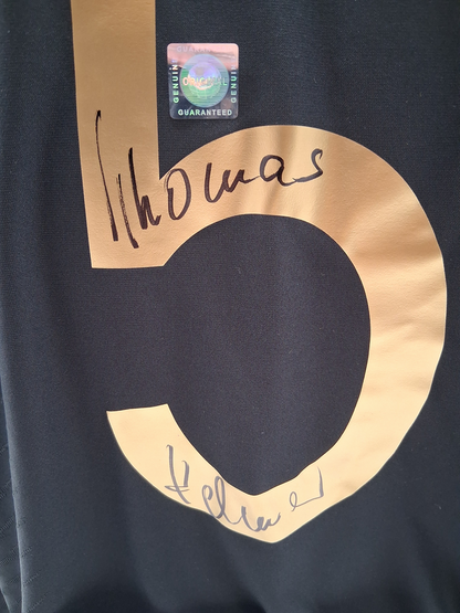 DFB Trikot Thomas Helmer signiert Deutschland DFB Autogramm adidas M