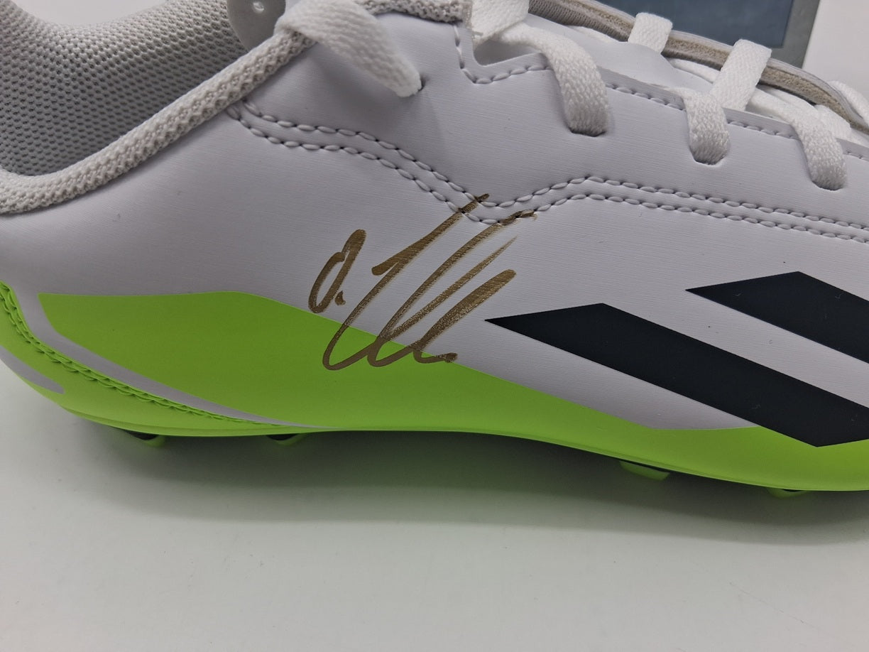 Fußballschuh Oliver Baumann signiert Autogramm Bundesliga Adidas 38 2/3