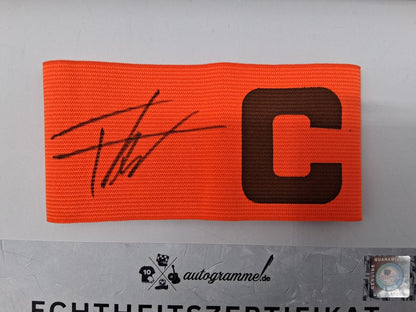 Kapitänsbinde Frenkie de Jong signiert im Rahmen FC Barcelona COA Neu Autogramm