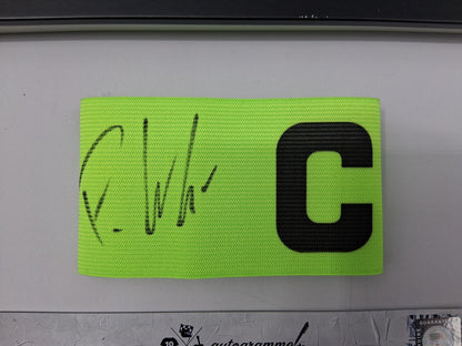 Kapitänsbinde Patrick Wimmer signiert im Rahmen VFL Wolfsburg Autogramm COA