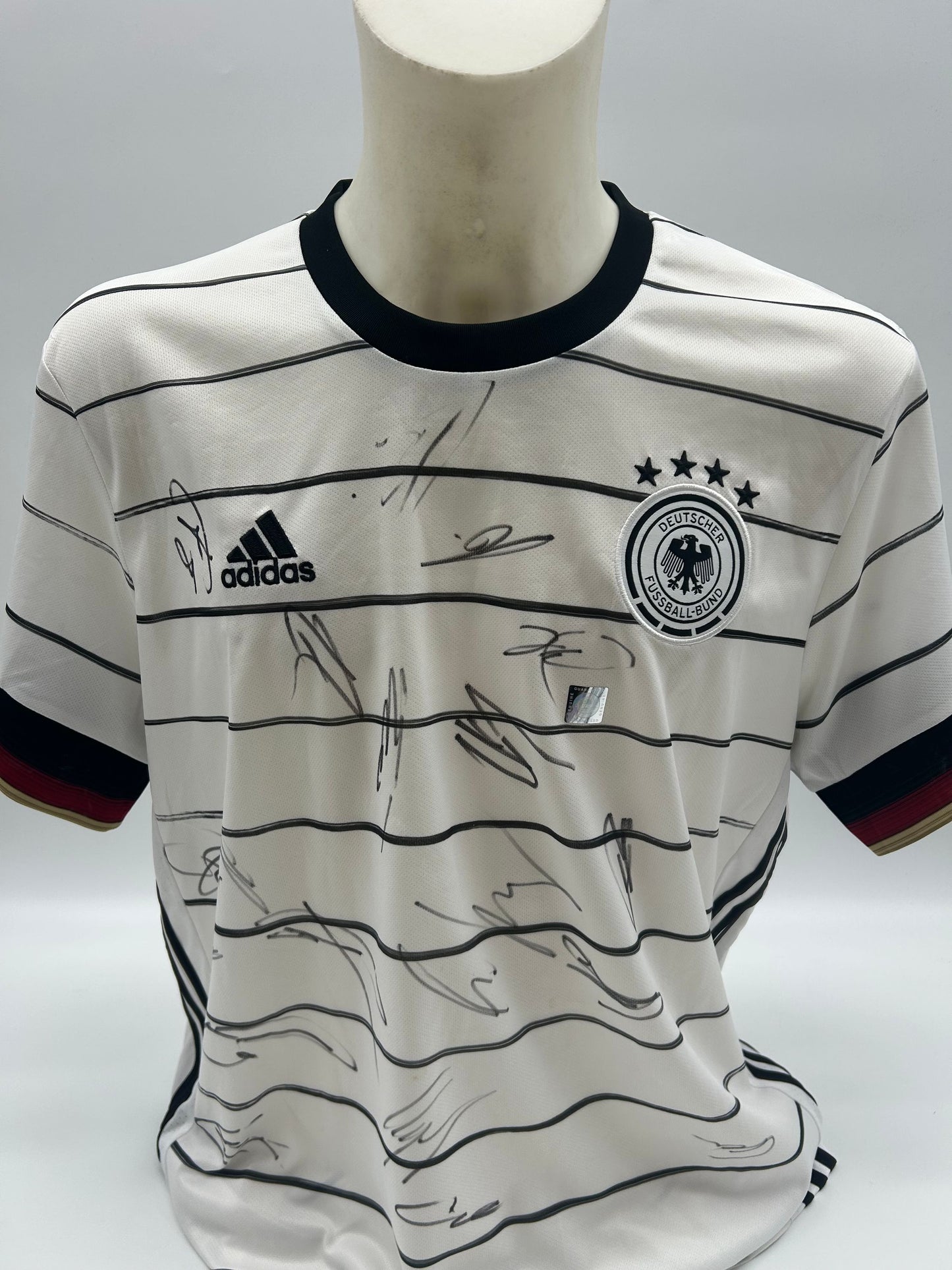 Deutschland Trikot EM 2020/2021 Teamsigniert DFB Fußball Autogramm Adidas COA XL