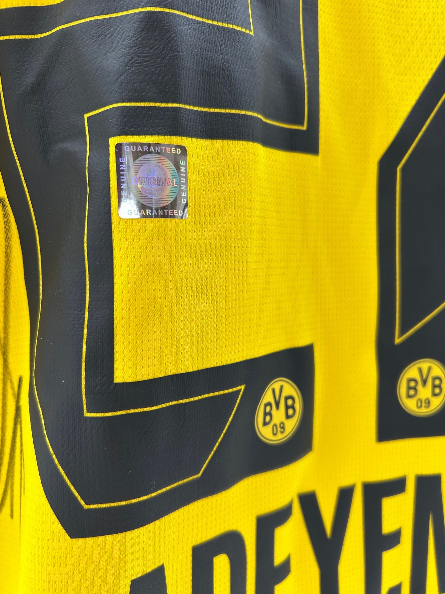 Borussia Dortmund Trikot Karim Adeyemi signiert  BVB  Autogramm Puma L